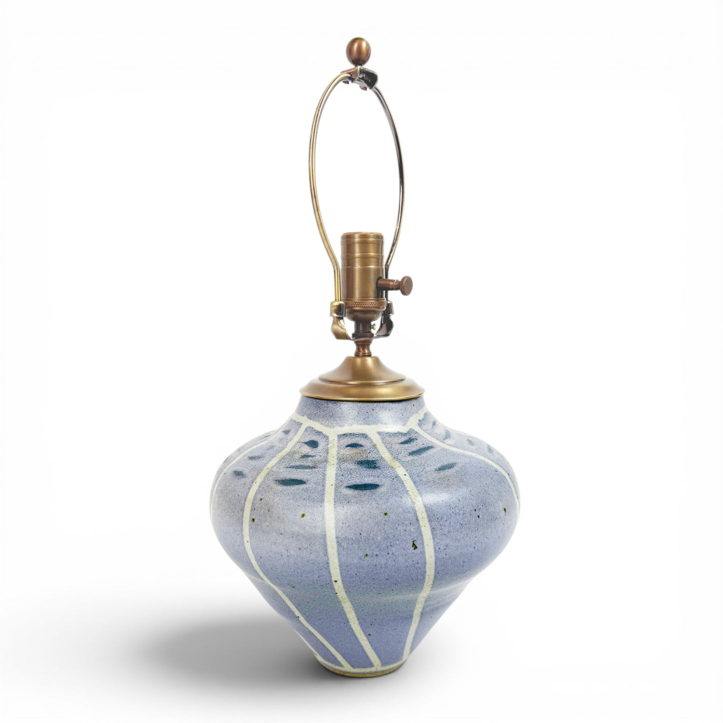 Light Blue Handmade Ceramic Table Lamp