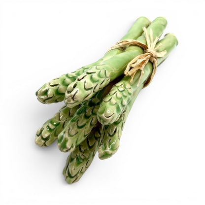 Bunch of Handmade Ceramic Asparagus