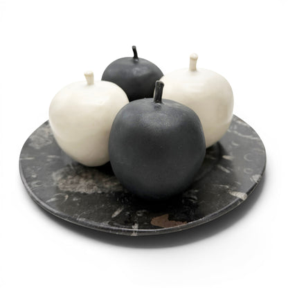 Set of Four Ceramic Apples