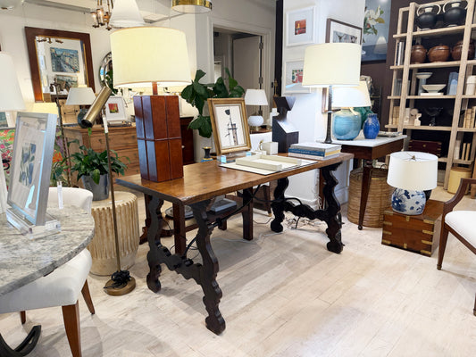 Spanish Baroque Style Trestle Table