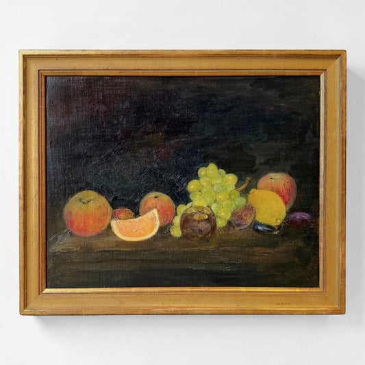 French Still Life Painting of Fruit circa 1900