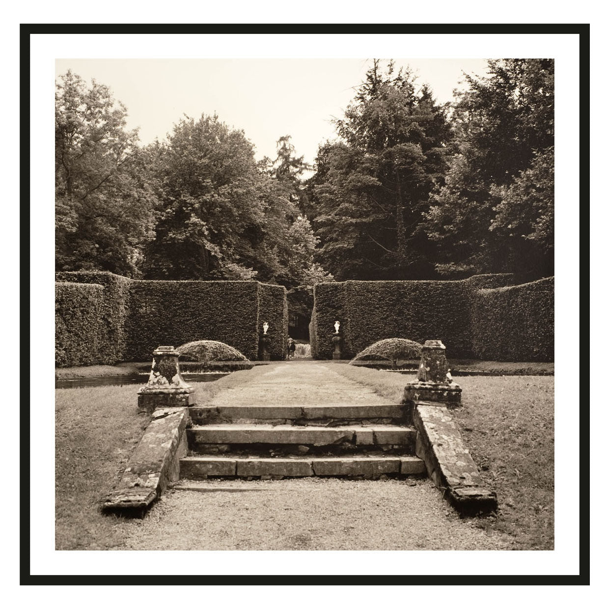 Photograph “Brussels Garden Steps”, Belgium by Dale Goffigon