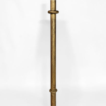 Mid Century Spanish Gilt Iron Standing Lamp