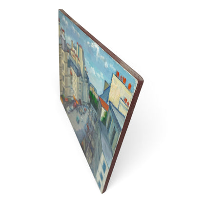 Painting of Rue de Montmartre