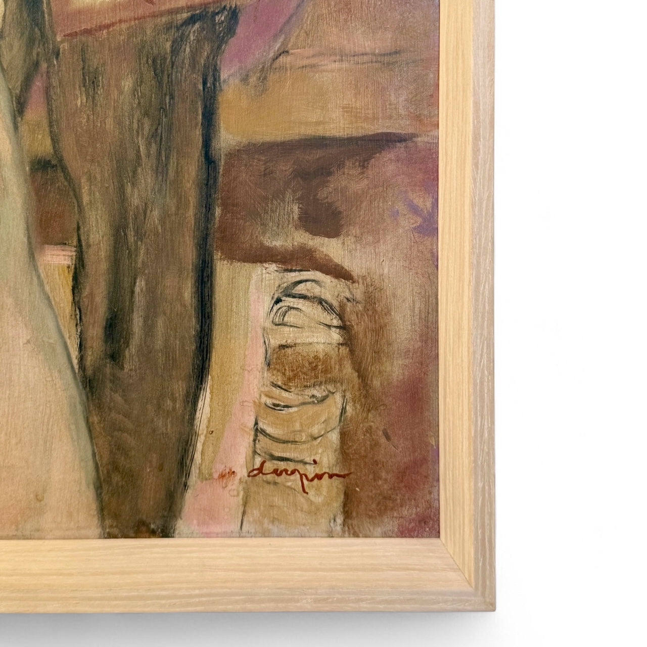 Oil Painting of Female Study by Albert Dupin