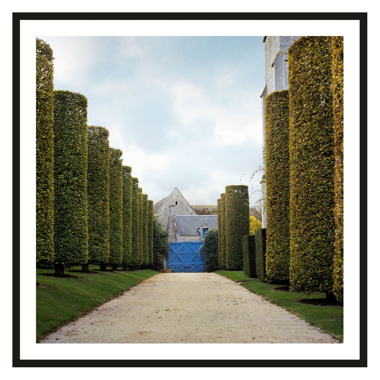 Photograph “Blue Garden Gate” by Dale Goffigon