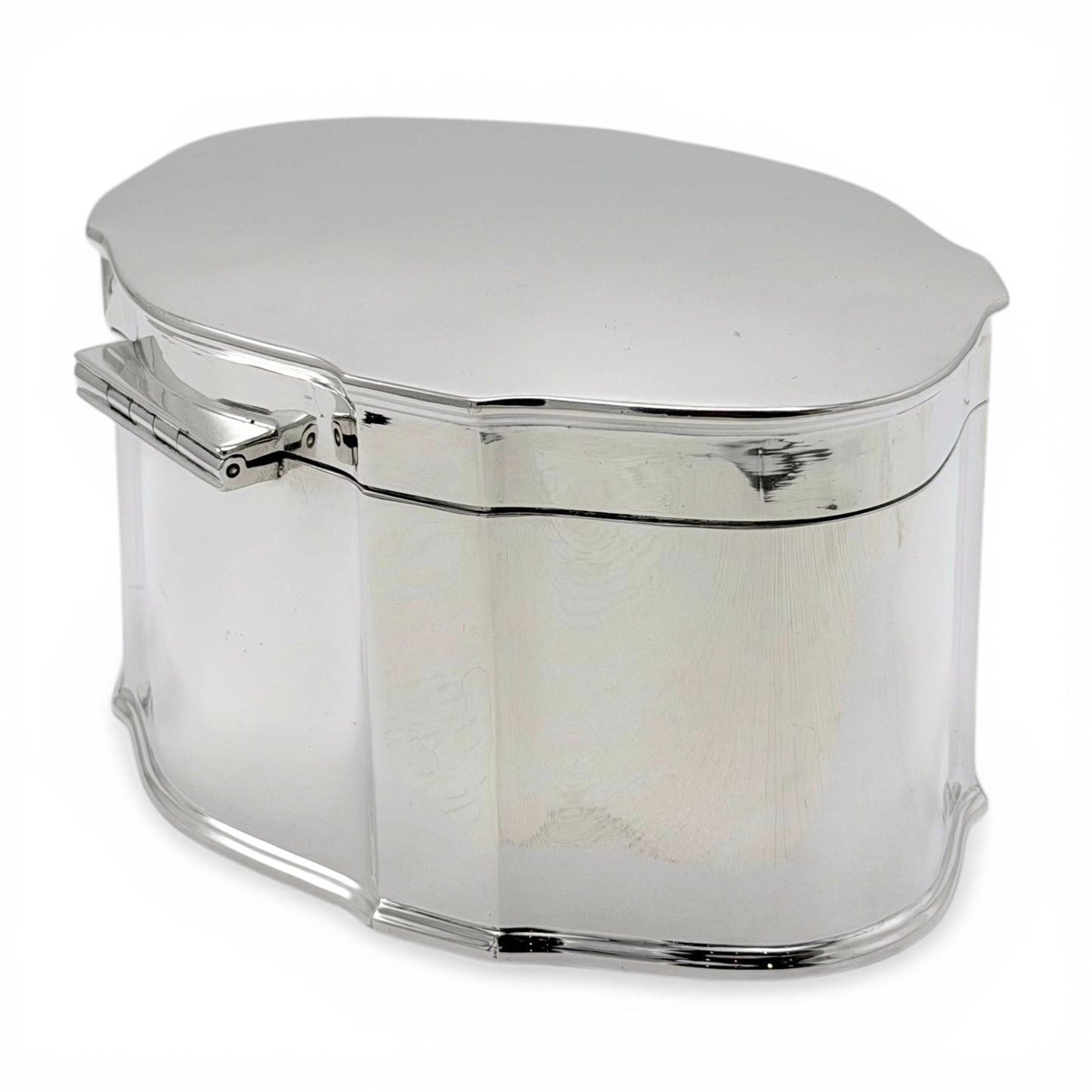 Shaped English Silver Plate Box