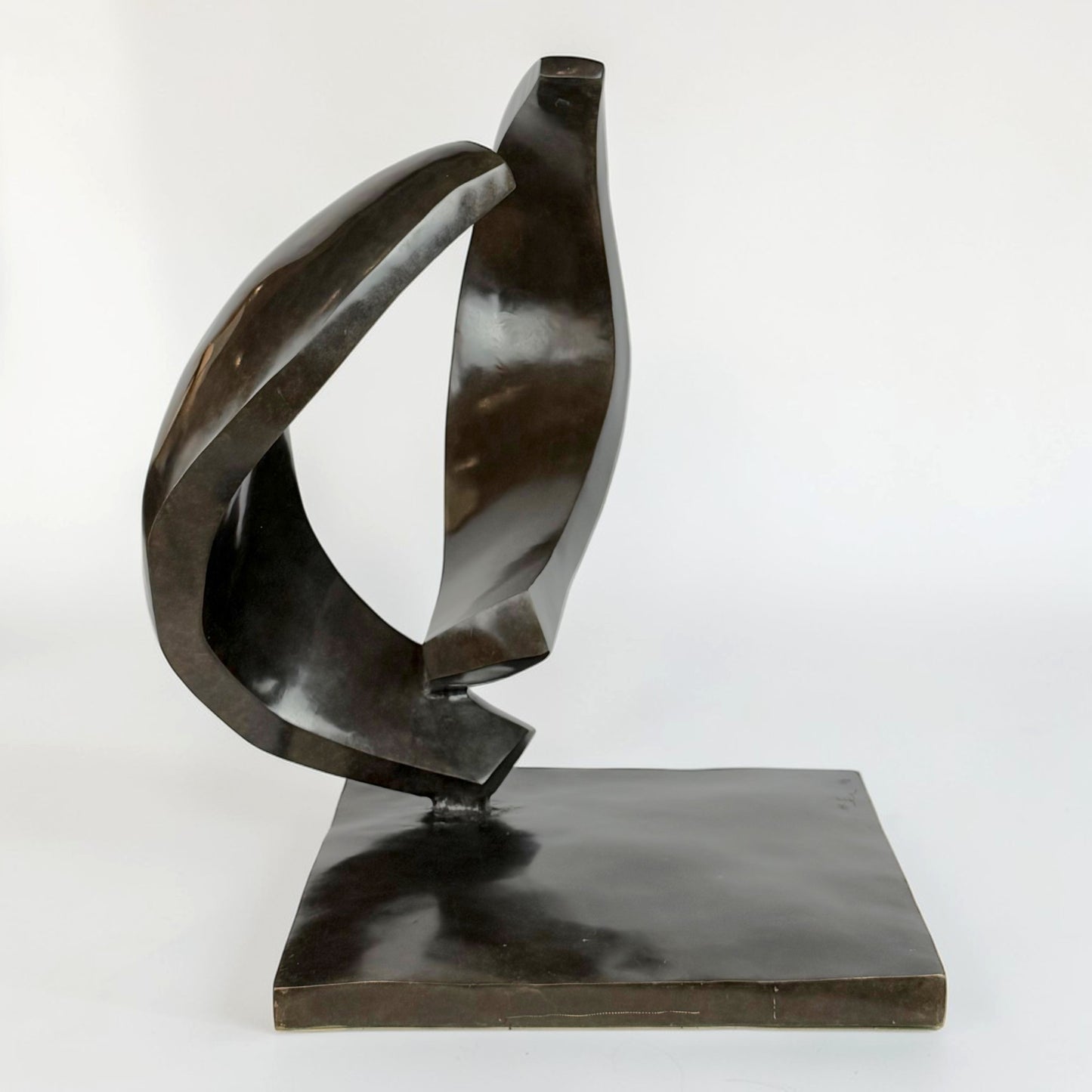 Abstract Bronze Sculpture by Hedva Ser