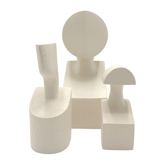 “The Muses” Ceramic Sculptures - Set of Three