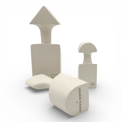 “The Muses” Ceramic Sculptures - Set of Three