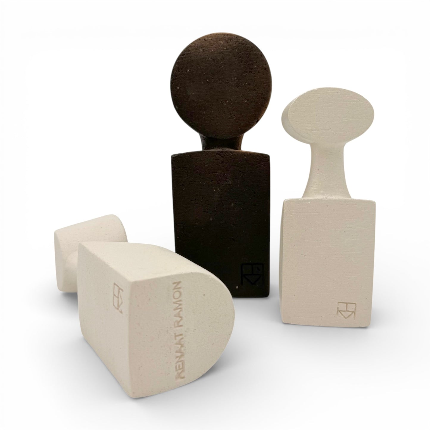 “The Muses” Ceramic Sculptures - Set of Three