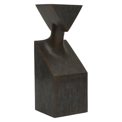 Abstract Bronze Figural Sculpture
