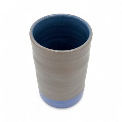 Ceramic Cylinder Colorblock Vase