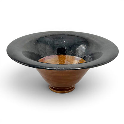 Two Toned Glazed Tapered Bowl