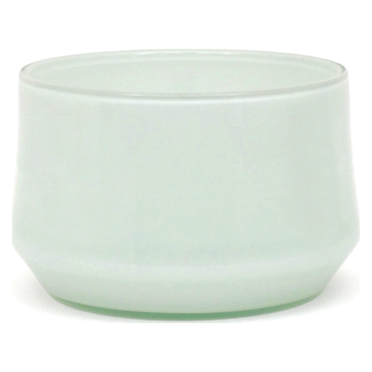 Hand Blown White Glass Bowl