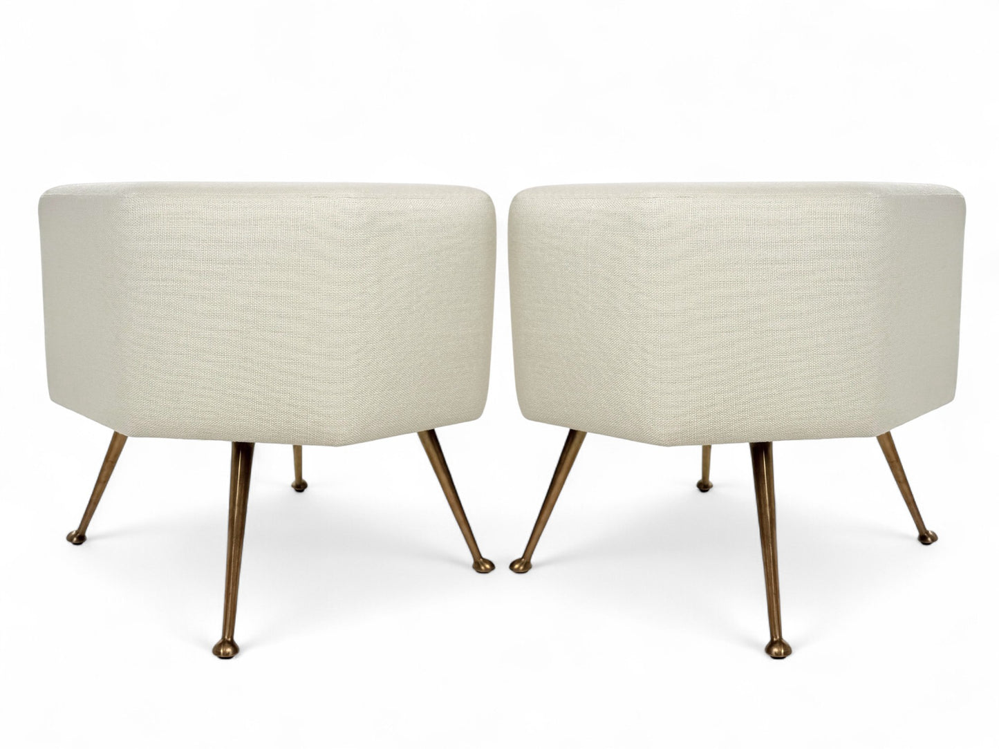 Italian Mid Century Octagonal Stools