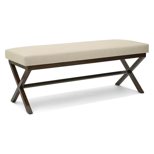 Walnut X-Form Bench
