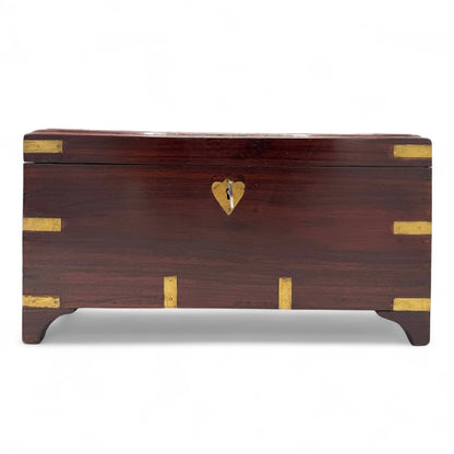 Anglo Indian Teak Writing Box