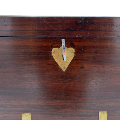 Anglo Indian Teak Writing Box