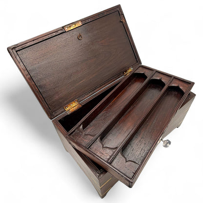 Anglo Indian Teak Writing Box