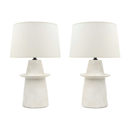 Pair of Plaster Lamps