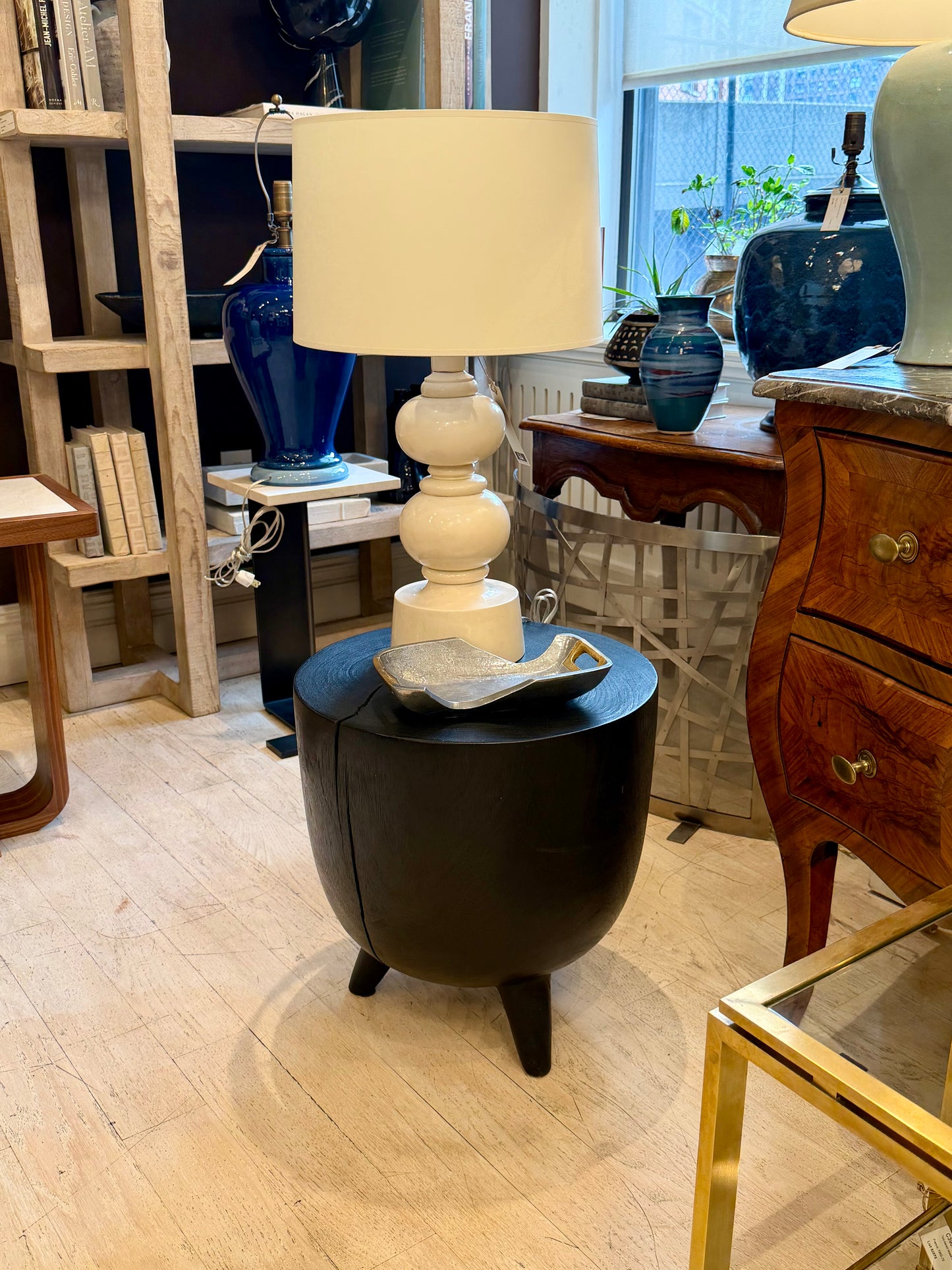 Circular Suar Wood Stool or Small Table