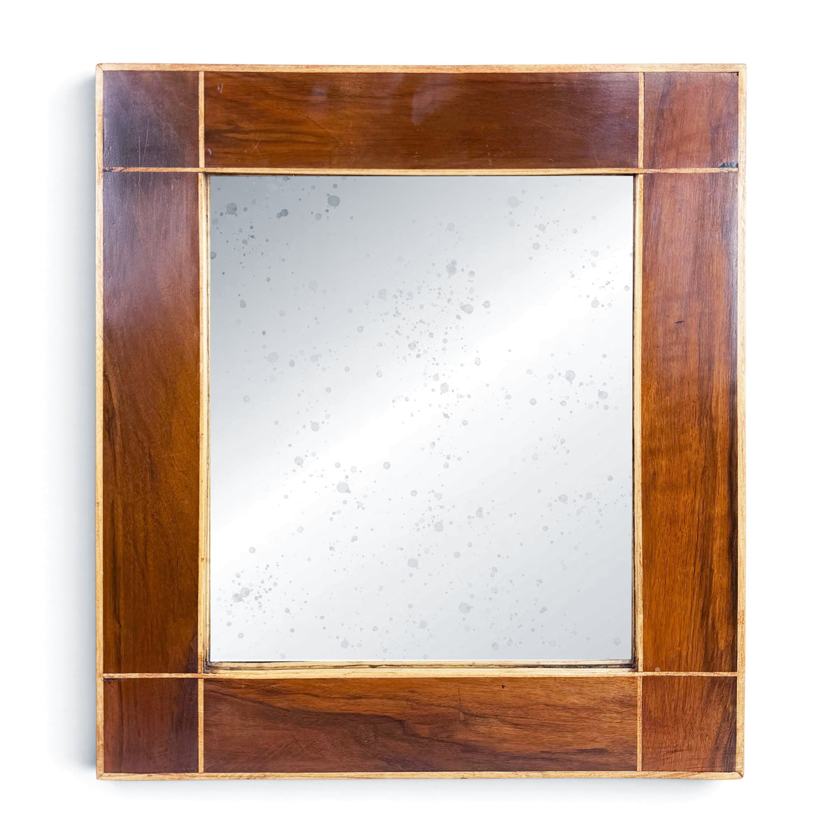 Inlaid Walnut Mirror