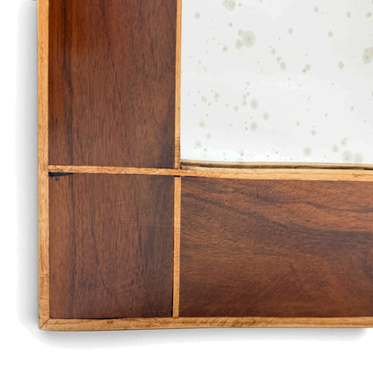 Inlaid Walnut Mirror