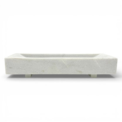White Marble Rectangular Tray