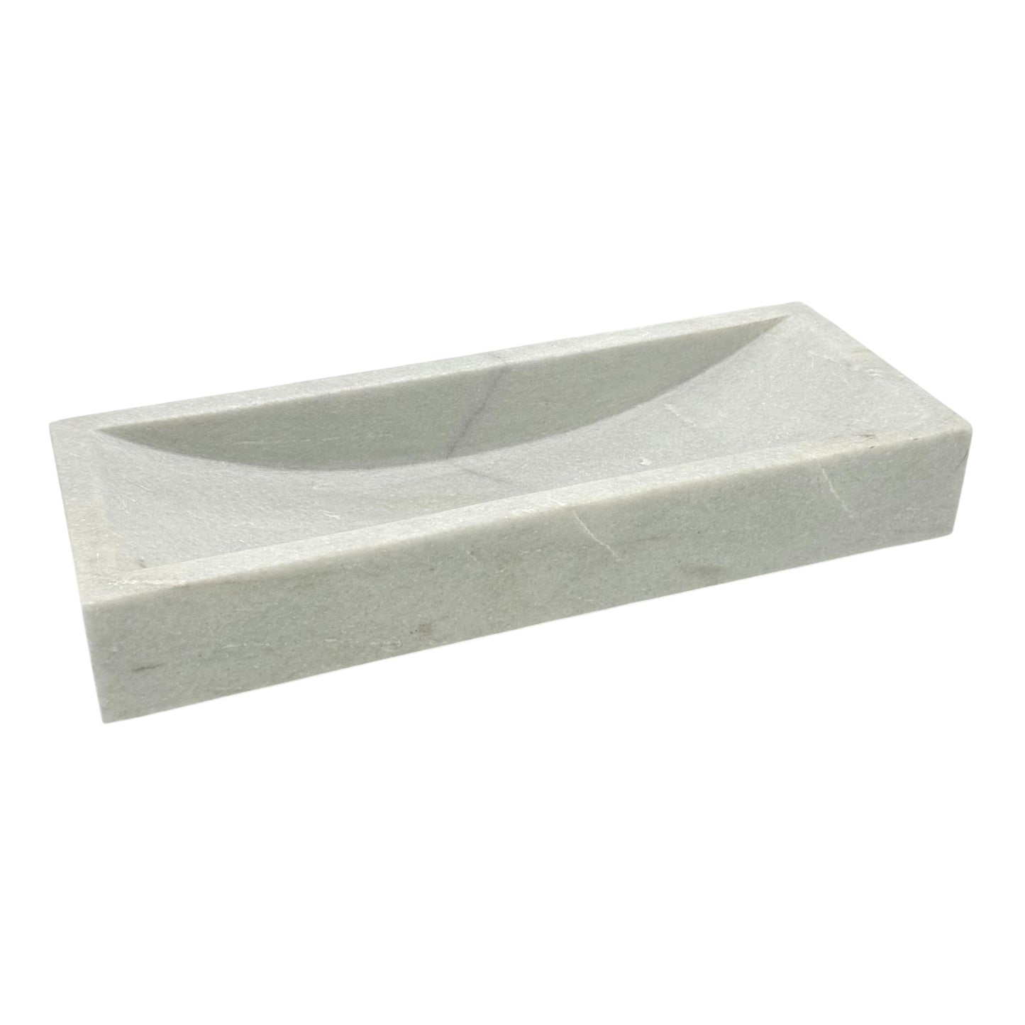 White Marble Rectangular Tray