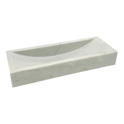 White Marble Rectangular Tray