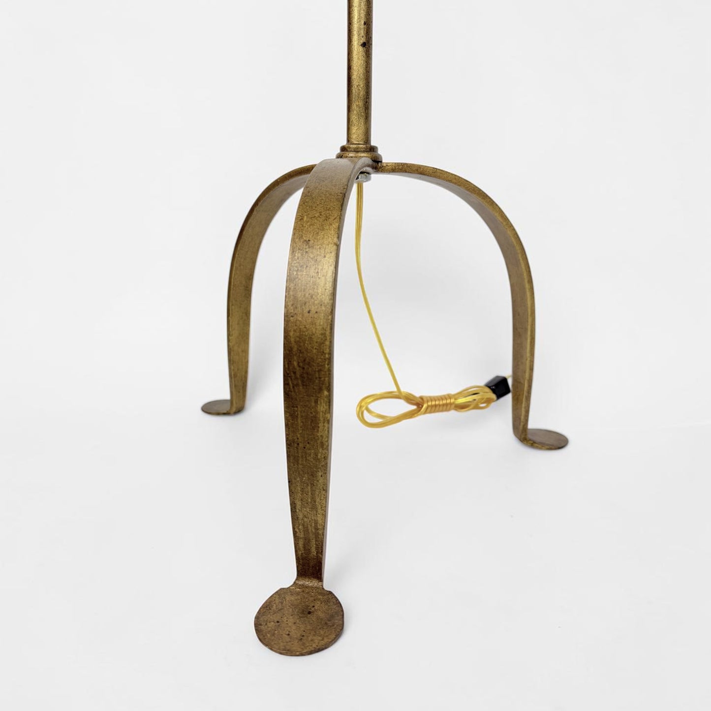 Spanish Gilt Iron Standing Lamp