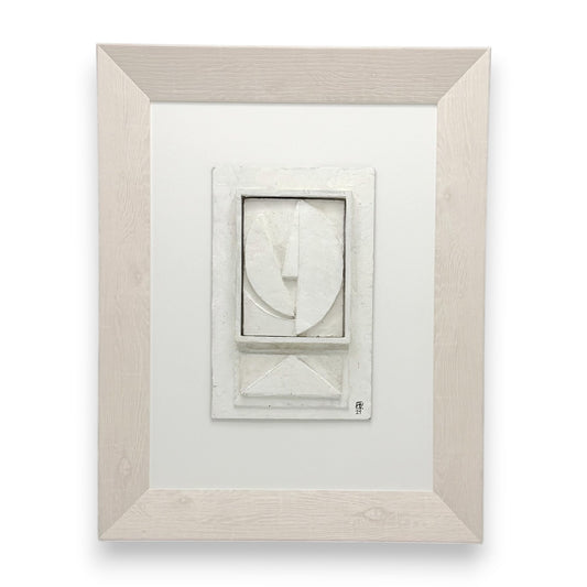 Framed Mixed Media Collage by Francois Viannay