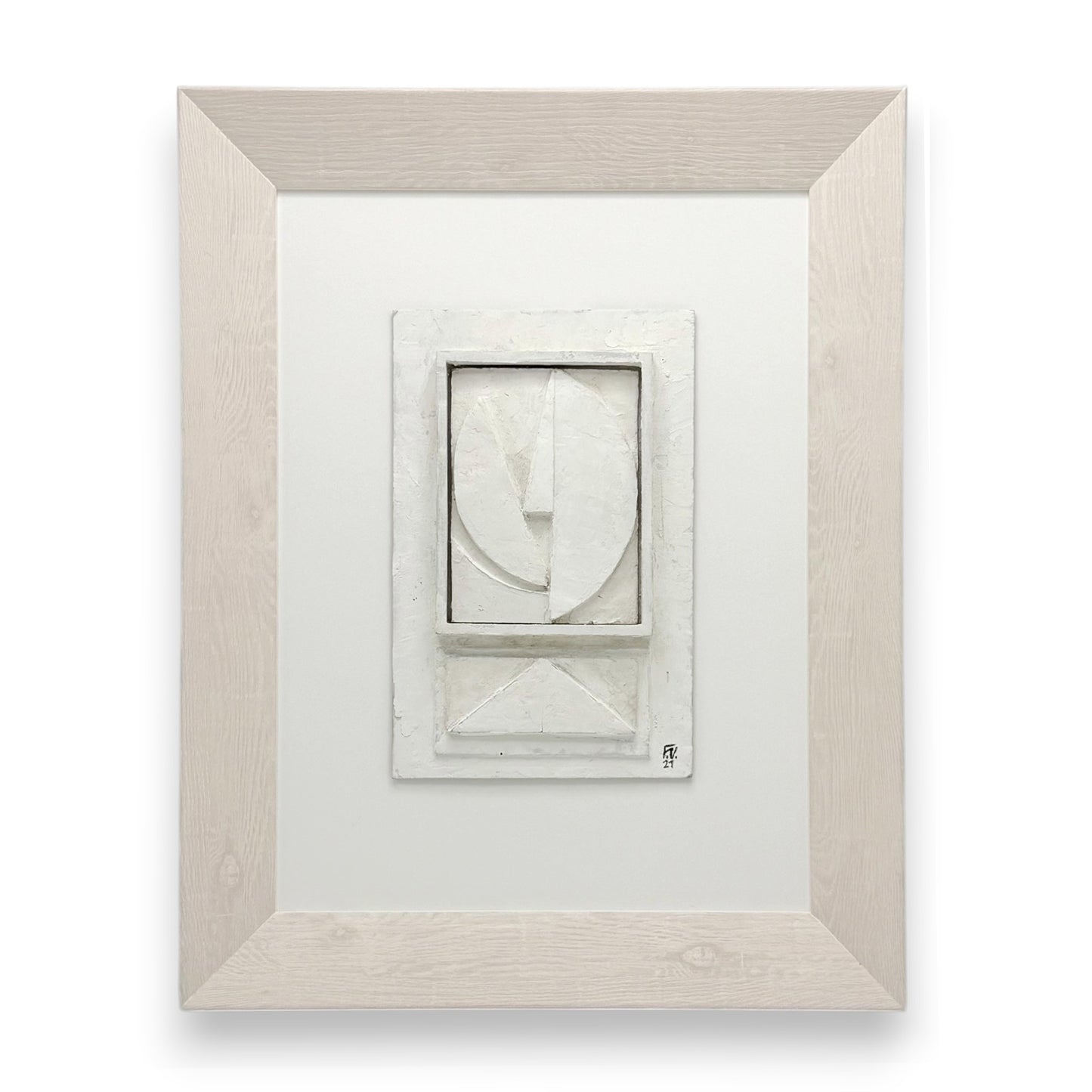Framed Mixed Media Collage by Francois Viannay