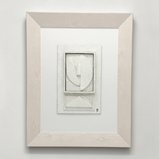 Framed Mixed Media Collage by Francois Viannay