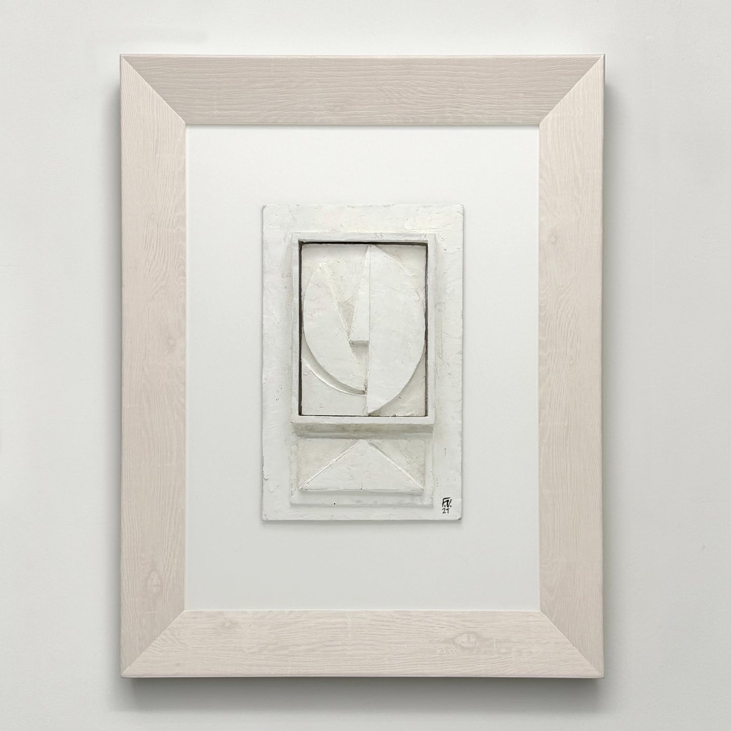 Framed Mixed Media Collage by Francois Viannay