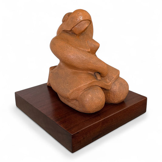 Mid Century Terra Cotta Female Sculpture