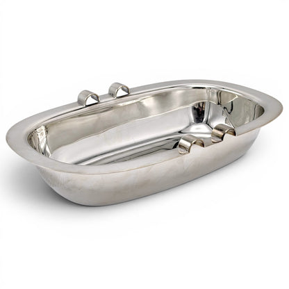 Italian Modernist Silverplate Bowl by Sabattini