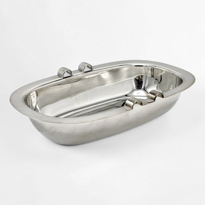 Italian Modernist Silverplate Bowl by Sabattini