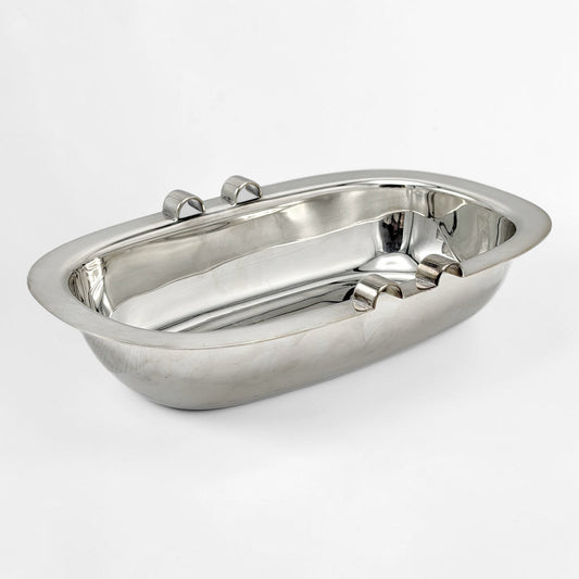 Italian Modernist Silverplate Bowl by Sabattini