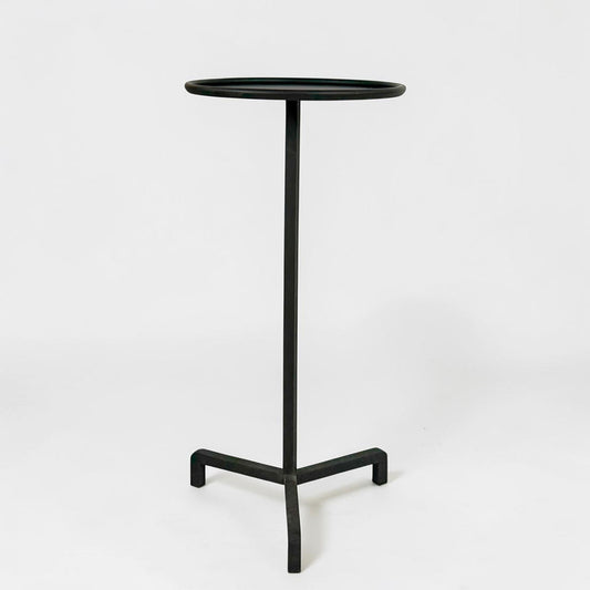 Matte Black Iron Tripod Table