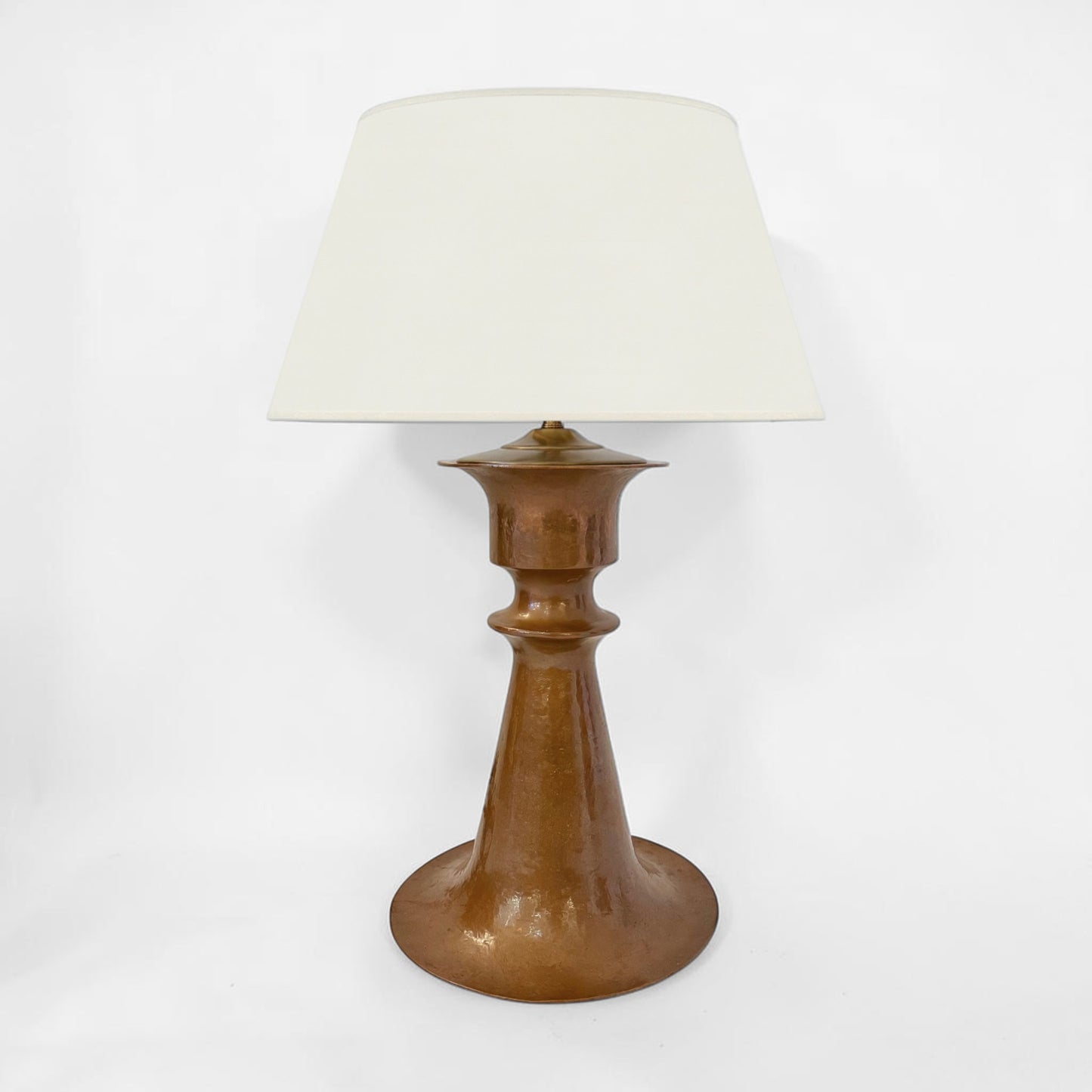 Hammered Copper Table Lamp