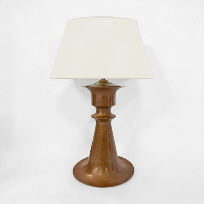 Hammered Copper Table Lamp