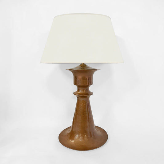 Hammered Copper Table Lamp