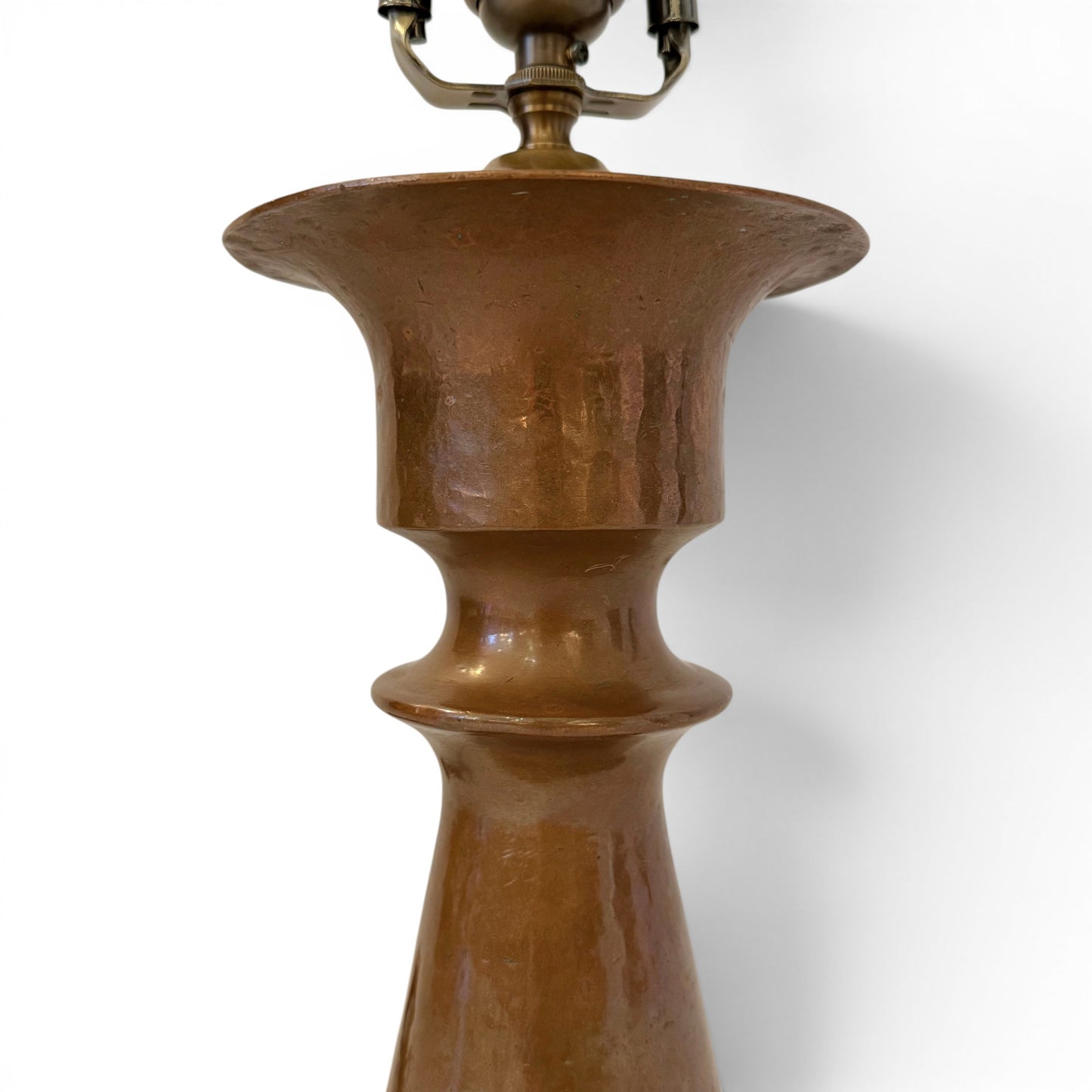 Hammered Copper Table Lamp