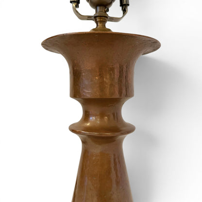 Hammered Copper Table Lamp
