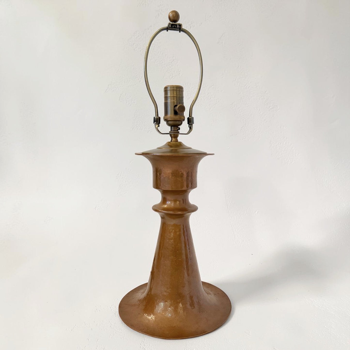 Hammered Copper Table Lamp