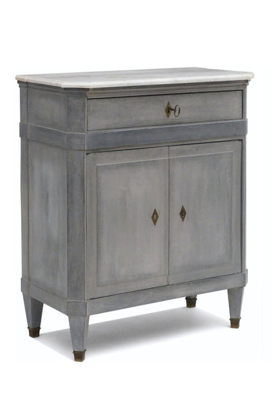 Blue Painted Cabinet