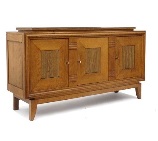 Oak Three Door French Sideboard