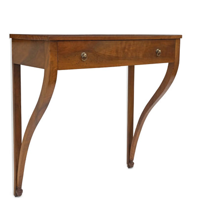 Walnut Wall Mounted Console